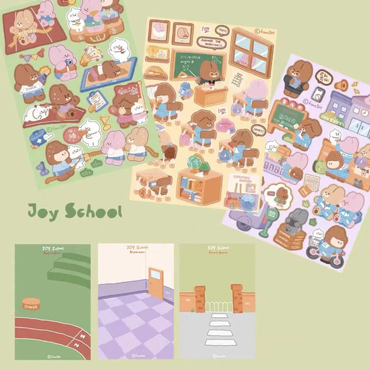 School Life Sticker Scene|Back to School|Classroom|Sport Meet