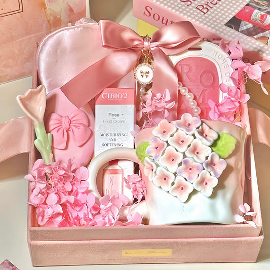 Pink Hygge Gift Box for Your Loved One