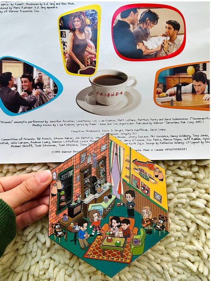 Friends Sticker Scene DIY Chandler's Living Room Monica’s Kitchen Central Perk