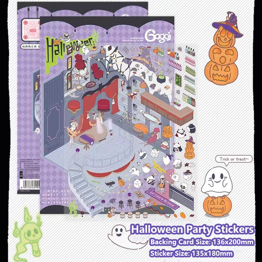 Halloween Sticker Scene